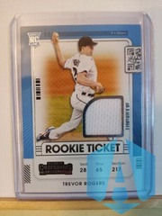 2021 Panini Contenders Rookie Ticket Jersey Patch Trevor Rogers #RTJ-TR RC